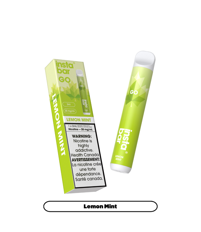 Insta Bar 2ml Disposable (single) Lemon Mint (ONTARIO)