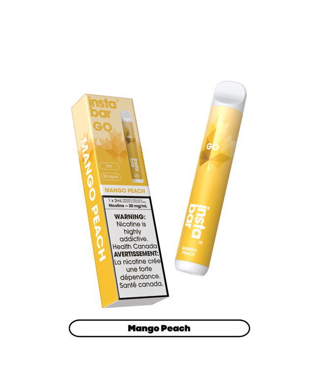 Insta Bar 2ml Disposable (single) Mango Peach (ONTARIO)
