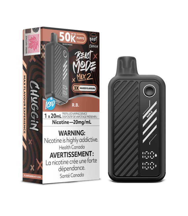 FLAVOUR BEAST MODE MAX 2 - 50K Puff Disposable 20ml R.B. (ONTARIO)