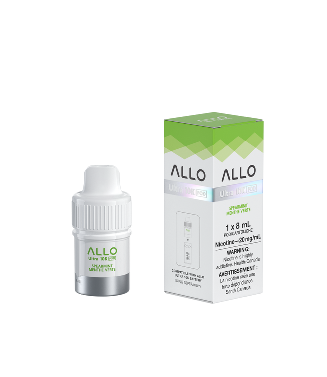 ALLO 10K Pre-Filled Pod 8ml - Spearmint (ONTARIO)