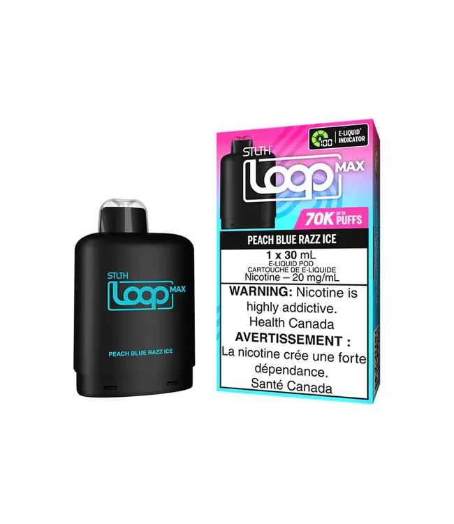 STLTH LOOP MAX 70k Pod - Peach Blue Razz Ice (ONTARIO)