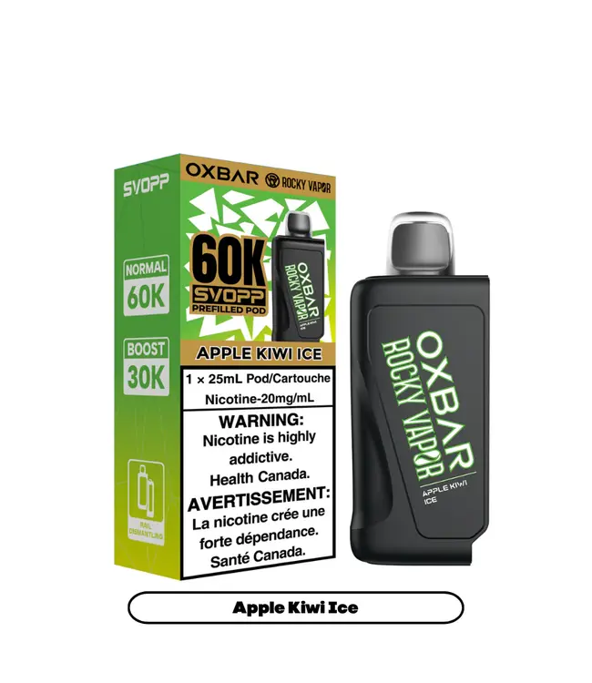 OXBAR SVOPP 60K 25ml Pod - Apple Kiwi Ice (ONTARIO)