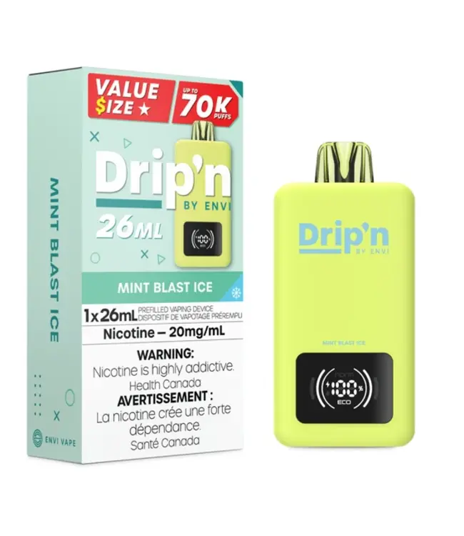 Drip'n 70K Disposable (single) Mint Blast Ice (ONTARIO)