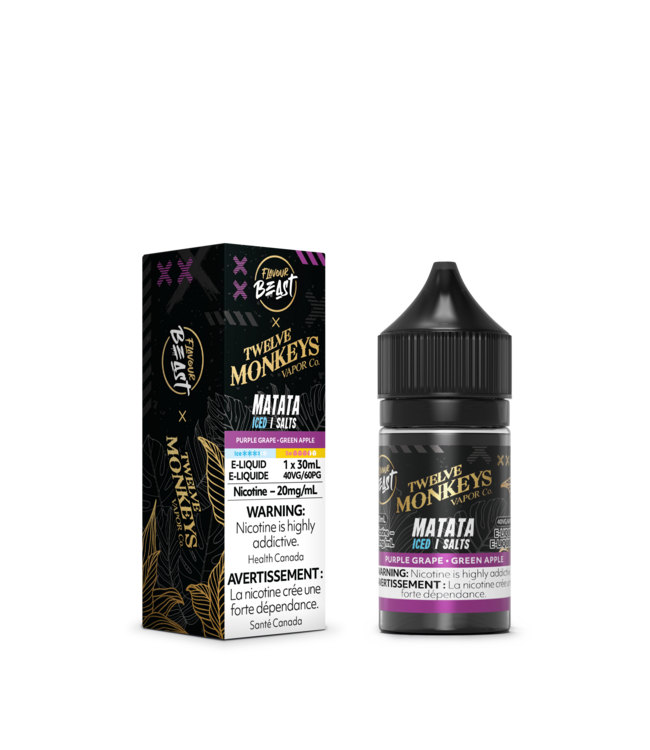 Flavour Beast x Twelve Monkeys Salt 30ml Flavour Beast x Twelve Monkeys Salt - Matata Iced (ONTARIO)