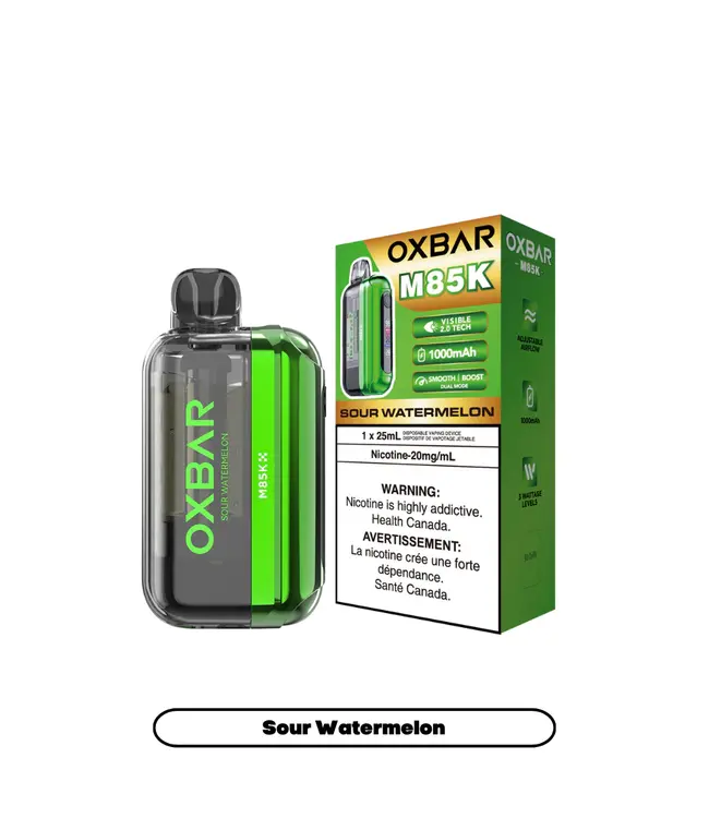 OXBAR 85K 85,000 Puff Disposable (single) Sour Watermelon (ONTARIO)