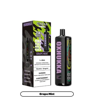 OXBAR OXHUKKA 25K Grape Mint (ONTARIO)