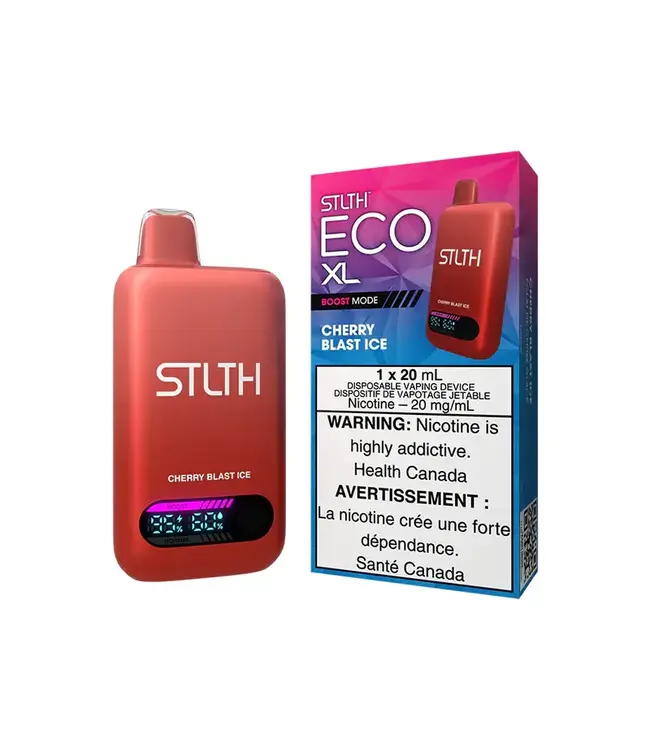 STLTH ECO BOX XL 20ml Disposable Cherry Blast Ice (ONTARIO)