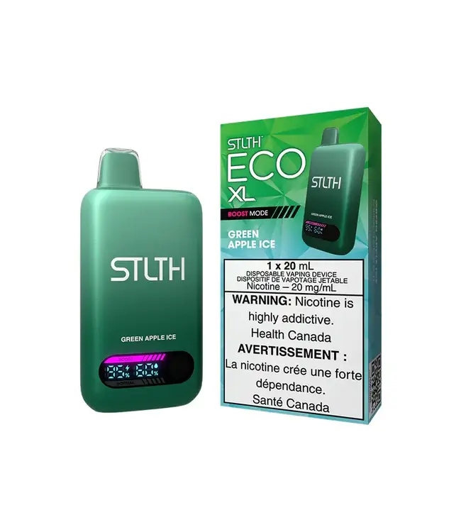 STLTH ECO BOX XL 20ml Disposable Green Apple Ice (ONTARIO)