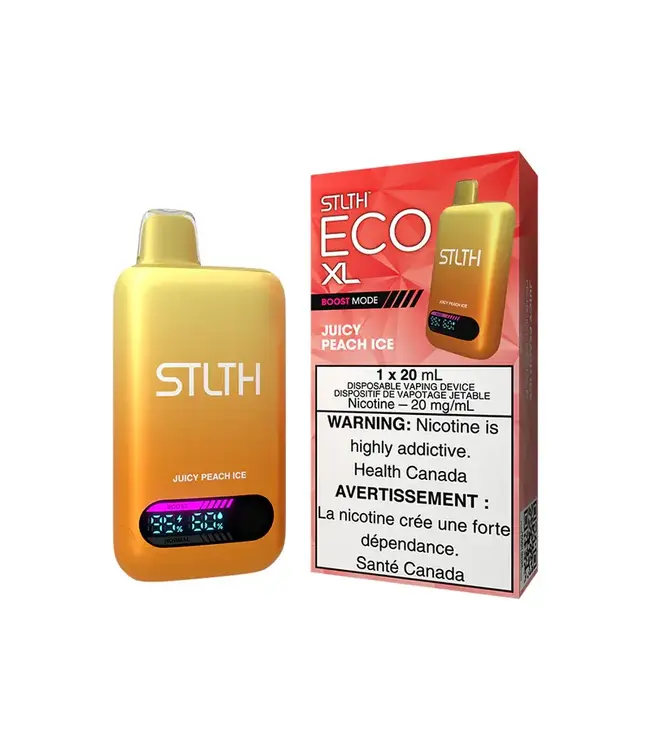 STLTH ECO BOX XL 20ml Disposable Juicy Peach Ice (ONTARIO)