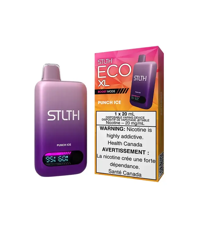 STLTH ECO BOX XL 20ml Disposable Punch Ice (ONTARIO)