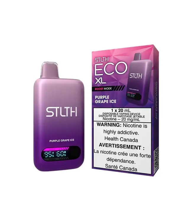 STLTH ECO BOX XL 20ml Disposable Purple Grape Ice (ONTARIO)