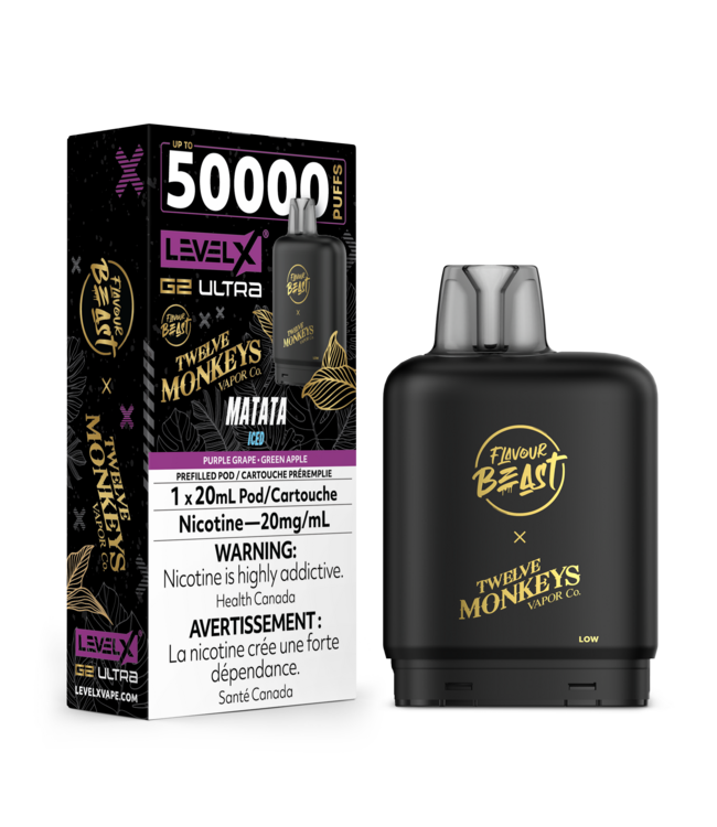 LEVEL X ULTRA - FLAVOUR BEAST 20ml Pod Matata Iced (ONTARIO)