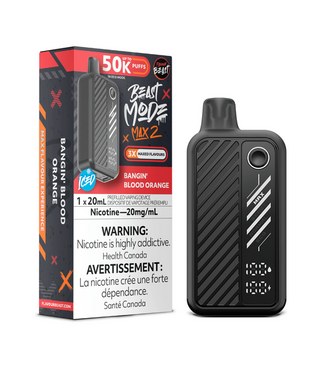 FLAVOUR BEAST MODE MAX 2 - 50K Bangin' Blood Orange Ice (ONTARIO)
