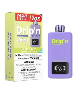 Drip'n 70K White Grape Blueberry Ice (ONTARIO)