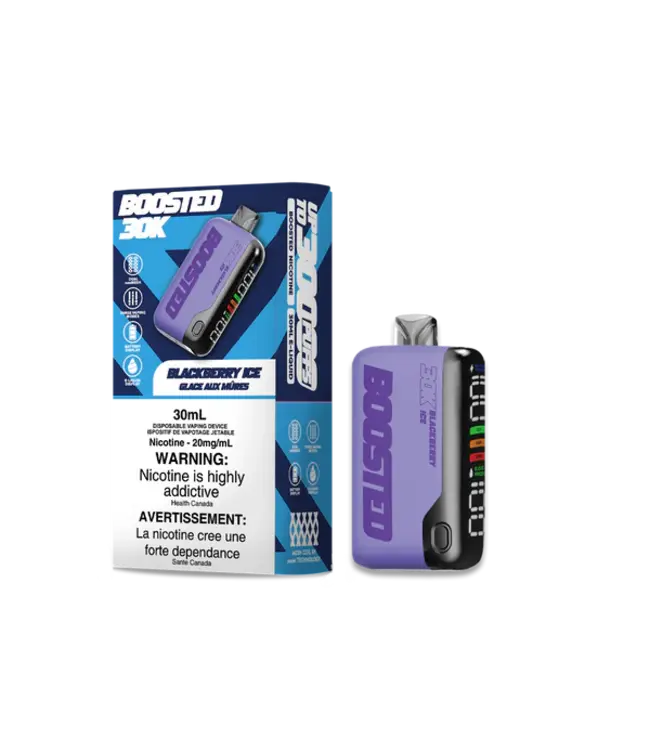 BOOSTED 30K Disposable (Single) Blackberry Ice (ONTARIO)