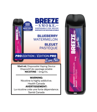 BREEZE PRO ZERO NIC Blueberry Watermelon (ONTARIO)