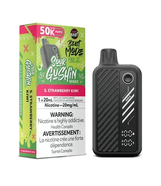 FLAVOUR BEAST MODE MAX 2 - 50K Sour Gushin' S. Strawberry Kiwi (ONTARIO)