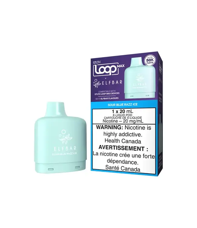 STLTH LOOP MAX 50k Pod - Sour Blue Razz Ice (ONTARIO)