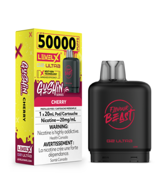 LEVEL X ULTRA - FLAVOUR BEAST Flavour Beast Level X Ultra Pod Gushin Cherry (ONTARIO)