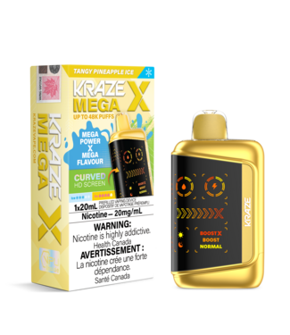 KRAZE MEGA X 48K Tangy Pineapple Ice (ONTARIO)