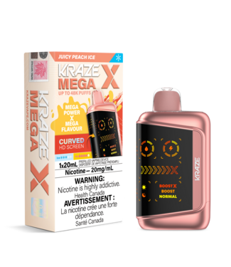 KRAZE MEGA X 48K Juicy Peach Ice (ONTARIO)