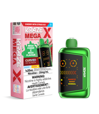 KRAZE MEGA X 48K Cherry MTN Citrus Ice (ONTARIO)