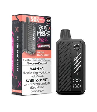 FLAVOUR BEAST MODE MAX 2 - 50K Packin' Peach Berry (ONTARIO)