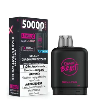 LEVEL X ULTRA - FLAVOUR BEAST Dreamy Dragonfruit Lychee Iced (ONTARIO)