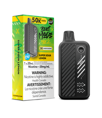 FLAVOUR BEAST MODE MAX 2 - 50K Super Sour Lemon Iced (ONTARIO)