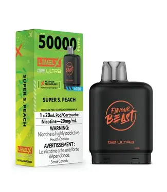 LEVEL X ULTRA - FLAVOUR BEAST Super S. Peach Iced (ONTARIO)