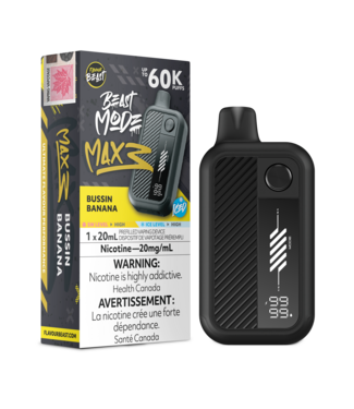 FLAVOUR BEAST MODE MAX 3 - 60K Bussin Banana Iced (ONTARIO)
