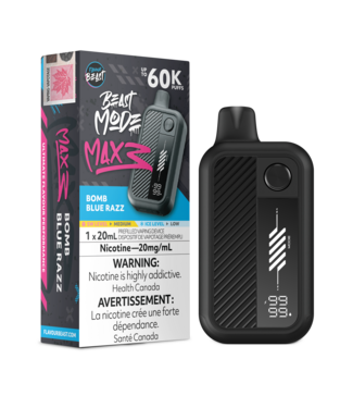 FLAVOUR BEAST MODE MAX 3 - 60K Bomb Blue Razz (ONTARIO)