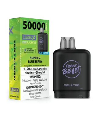 LEVEL X ULTRA - FLAVOUR BEAST Super S. Blueberry Iced (ONTARIO)