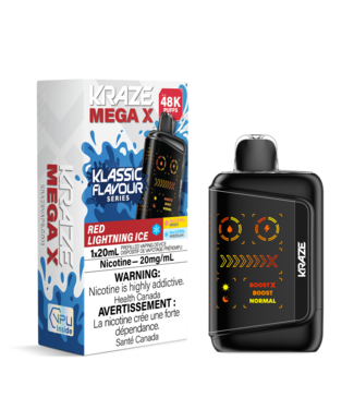 KRAZE MEGA X 48K Red Lightning Ice (ONTARIO)