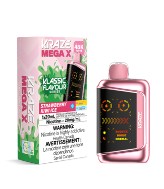 KRAZE MEGA X 48K Strawberry Kiwi Ice (ONTARIO)