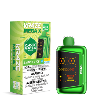 KRAZE MEGA X 48K Sour Apple G Ice (ONTARIO)