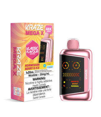 KRAZE MEGA X 48K Norwegian Berry G Ice (ONTARIO)