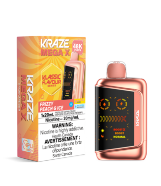 KRAZE MEGA X 48K Frizzy Peach G Ice (ONTARIO)