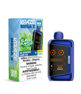KRAZE MEGA X 48K Blueberry Kiwi Ice (ONTARIO)