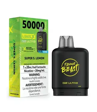 LEVEL X ULTRA - FLAVOUR BEAST Flavour Beast Level X Ultra Pod Super S. Lemon (ONTARIO)