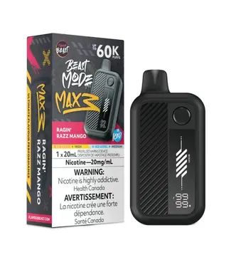 FLAVOUR BEAST MODE MAX 3 - 60K Ragin Razz Mango Iced (ONTARIO)