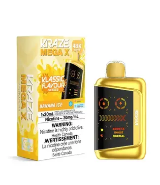 KRAZE MEGA X 48K Banana Ice (ONTARIO)