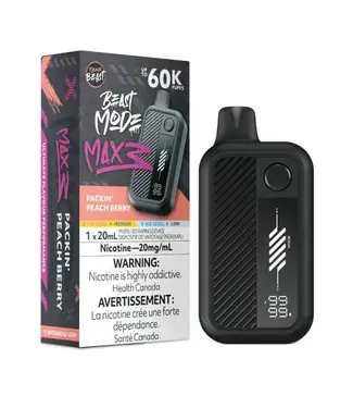 FLAVOUR BEAST MODE MAX 3 - 60K Packin Peach Berry (ONTARIO)