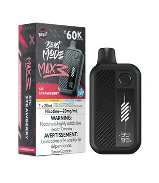 FLAVOUR BEAST MODE MAX 3 - 60K Sic Strawberry (ONTARIO)