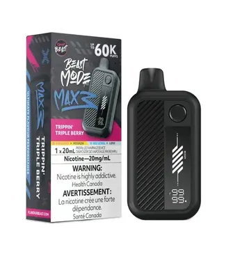 FLAVOUR BEAST MODE MAX 3 - 60K Trippin Triple Berry (ONTARIO)