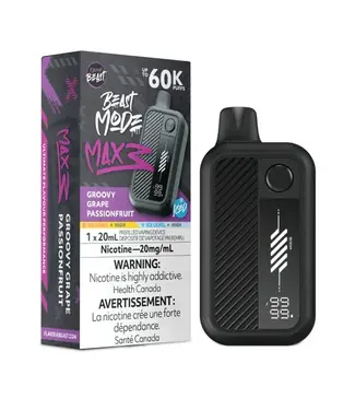 FLAVOUR BEAST MODE MAX 3 - 60K Groovy Grape Passion Fruit Iced (ONTARIO)