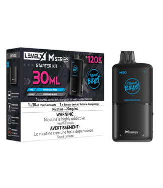 LEVEL X M-SERIES Bomb Blue Razz (ONTARIO) - Starter Kit