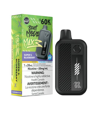 FLAVOUR BEAST MODE MAX 3 - 60K Super S. Blueberry Ice (ONTARIO)