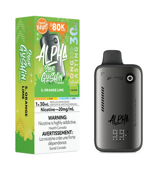 Flavour Beast Alpha 80k Sour Gushin' Orange Lime (ONTARIO)