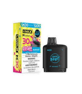 LEVEL X M-SERIES Flavour Beast Level X M-Series 30ml Pod Gushin' Blue Raspberry (ONTARIO)